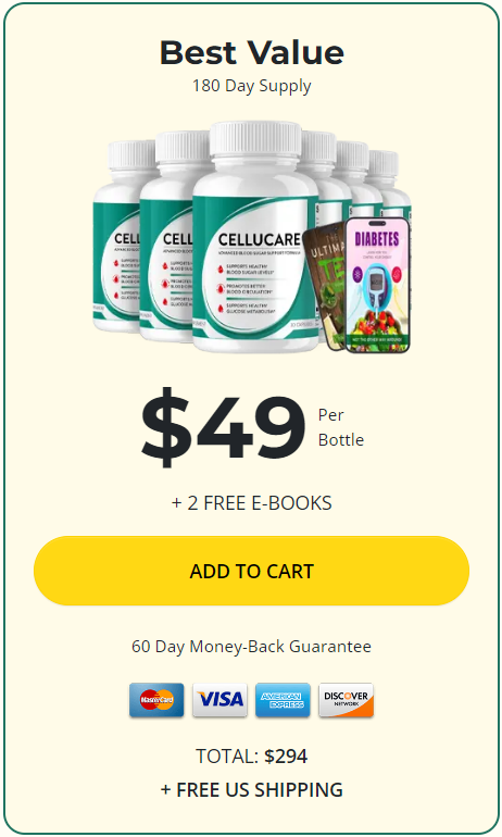 cellucare 6 bottle